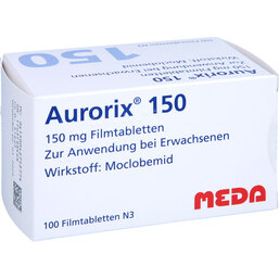 Abbildung: Aurorix 150 Filmtabletten 100 St, Filmtabletten PZN 04275277