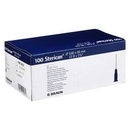 Abbildung: Sterican Kanülen 23Gx3 1 / 5 0,6x80 mm Kanüle, 100 St PZN 04291431