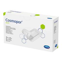 Abbildung: Cosmopor® steril 8x15 cm 25 St, Pflaster PZN 04302040