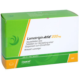 Abbildung: Lamotrigin Atid 200 mg Tabletten 200 St, Tabletten PZN 04306546