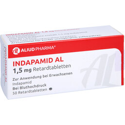 Abbildung: Indapamid AL 1,5 mg Retardtabletten 50 St, Retard-Tabletten PZN 04307132