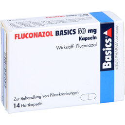 Abbildung: Fluconazol Basics 50 mg Hartkapseln 14 St, Hartkapseln PZN 04311777