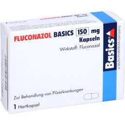Abbildung: Fluconazol Basics 150 mg Hartkapseln 1 St, Hartkapseln PZN 04311843