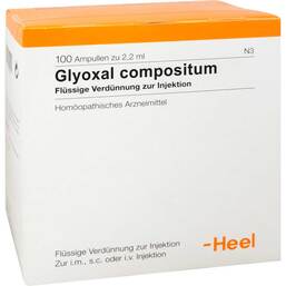 Abbildung: Glyoxal compositum Ampullen 100 St, Ampullen PZN 04313322