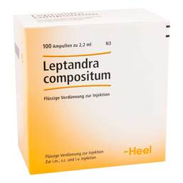 Abbildung: Leptandra Compositum Ampullen Ampullen, 100 St PZN 04313486