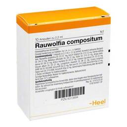 Abbildung: Rauwolfia Compositum Ampullen 10 St, Ampullen PZN 04313894