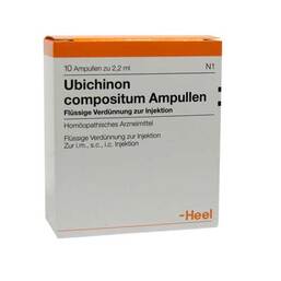 Abbildung: Ubichinon comp.Ampullen Ampullen, 10 St PZN 04314273