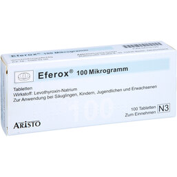 Abbildung: Eferox 100 Tabletten 100 St, Tabletten PZN 04315120