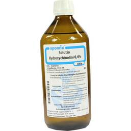 Abbildung: Solutio hydroxychin. 0,4% Lösung, 500 ml PZN 04323800