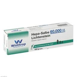 Abbildung: Hepa Salbe 60.000 I.E. Lichtenstein Salbe, 100 g PZN 04325414