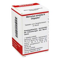 Abbildung: Mercurius solubilis N Oligoplex Tabletten Tabletten, 150 St PZN 04335795