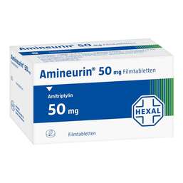 Abbildung: Amineurin 50 Filmtabletten 20 St, Filmtabletten PZN 04345658