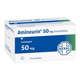 Abbildung: Amineurin 50 Filmtabletten 50 St, Filmtabletten PZN 04345664