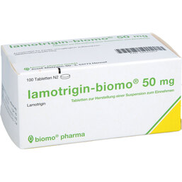 Abbildung: Lamotrigin biomo 50 mg Tabletten z 100 St, Tabletten PZN 04345954