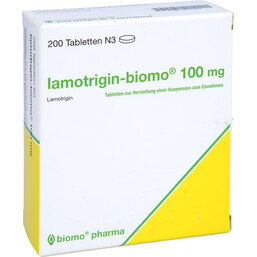 Abbildung: Lamotrigin biomo 100 mg Tabletten 200 St, Tabletten PZN 04346066
