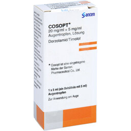 Abbildung: Cosopt Augentropfen 5 ml, Augentropfen PZN 04347278