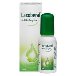 Abbildung: Laxoberal Tropfen, Abführmittel bei Verstopfung 50 ml, Tropfen zum Einnehmen PZN 04348786