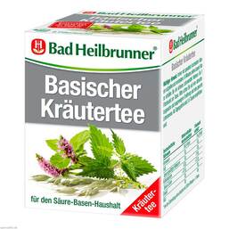Abbildung: Bad Heilbrunner Tee Basische Kräuter Filterbeutel Filterbeutel, 8X1.8 g PZN 04352397