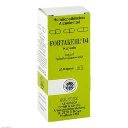 Abbildung: Fortakehl D 4 Kapseln Kapseln, 20 St PZN 04355326
