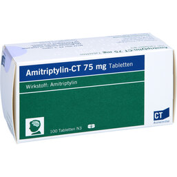 Abbildung: Amitriptylin-CT 75 mg Tabletten 100 St, Tabletten PZN 04355697