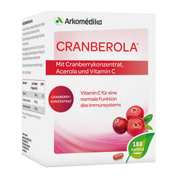 Abbildung: Cranberola Kapseln Kapseln, 180 St PZN 04362349