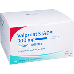 Abbildung: Valproat STADA 300 mg Retardtabletten 200 St, Retard-Tabletten PZN 04367111