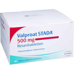 Abbildung: Valproat STADA 500 mg Retardtabletten 200 St, Retard-Tabletten PZN 04367140