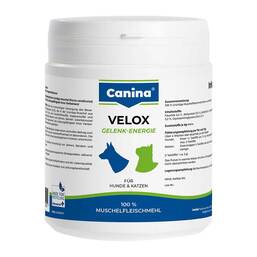 Abbildung: Velox Gelenkenergie 100% für Hunde und Katzen 150 g, Pulver PZN 04369038