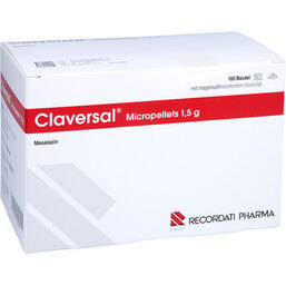 Abbildung: Claversal Micropellets 1,5 g 100 St, Magensaftresistentes Granulat PZN 04380519