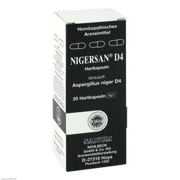 Abbildung: Nigersan D 4 Kapseln Kapseln, 20 St PZN 04383191