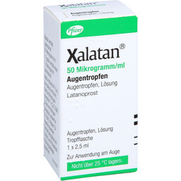 Abbildung: Xalatan 0,005% Augentropfen 1X2.5 ml, Augentropfen PZN 04385037