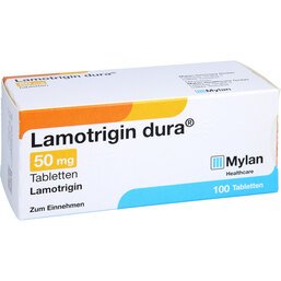 Abbildung: Lamotrigin dura 50 mg Tabletten 100 St, Tabletten PZN 04385563