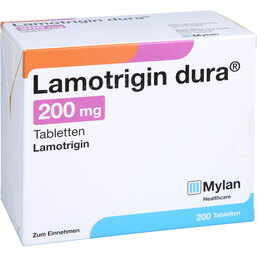 Abbildung: Lamotrigin dura 200 mg Tabletten 200 St, Tabletten PZN 04385675