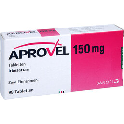 Abbildung: Aprovel 150 mg Tabletten 98 St, Tabletten PZN 04388679