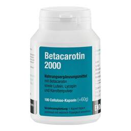 Abbildung: Betacarotin 2000 Kapseln Kapseln, 100 St PZN 04389963