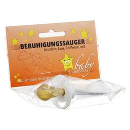 Abbildung: Beruhigungssauger Kirschform Latex 0 - 6 M.weiß 1 St PZN 04392043