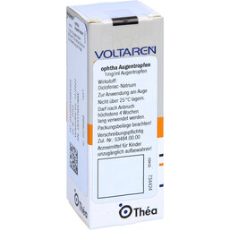 Abbildung: Voltaren Ophtha Augentropfen 5 ml, Augentropfen PZN 04398436