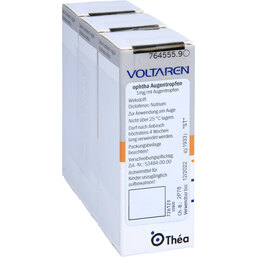 Abbildung: Voltaren Ophtha Augentropfen 3X5 ml, Augentropfen PZN 04398442