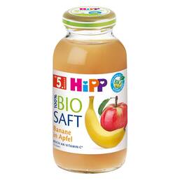 Abbildung: Hipp Bio Saft 100% Banane Apfel 0.2 l, Saft PZN 04399594