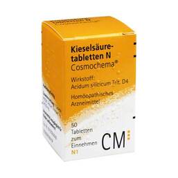 Abbildung: Kieselsäure N Cosmochema Tabletten 50 St, Tabletten PZN 04400179