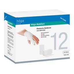 Abbildung: Höga Mubilast Fixierbinde 12cmx4m mit Cellophan 1 St, Binden PZN 04401546