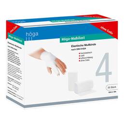 Abbildung: Höga Mubilast Fixierbinde 4cmx4m ohne Cellophan 20 St, Binden PZN 04401552