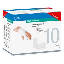 Abbildung: Höga Mubilast Fixierbinde 10cmx4m ohne Cellophan 20 St, Binden PZN 04401581
