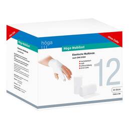 Abbildung: Höga Mubilast Fixierbinde 12cmx4m ohne Cellophan 20 St, Binden PZN 04401598