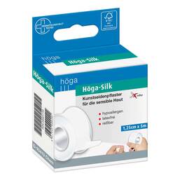Abbildung: Höga Silk Pflaster 1,25cmx5m 1 St, Pflaster PZN 04401730