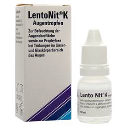 Abbildung: Lento Nit K Augentropfen Augentropfen, 10 ml PZN 04407187