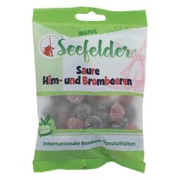 Abbildung: Seefelder saure Himbeeren + Br 100 g, Bonbons PZN 04410806