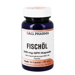 Abbildung: Fischöl 500 mg GPH Kapseln 60 St, Kapseln PZN 04410858