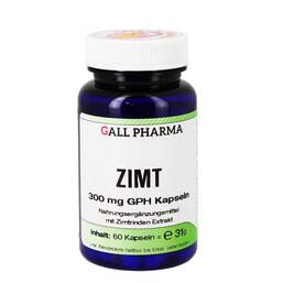 Abbildung: Zimt 300 mg GPH Kapseln Kapseln, 60 St PZN 04411651