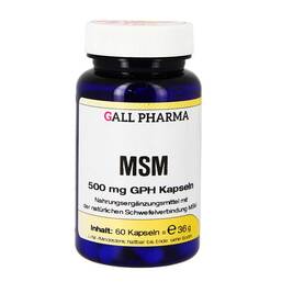Abbildung: MSM 500 mg GPH Kapseln Kapseln, 60 St PZN 04411668